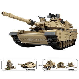 1/28 <span class=keywords><strong>M1A2</strong></span> SEP <span class=keywords><strong>ABRAMS</strong></span> tanque de batalla principal bloques de construcción 2IN1 vehículo de combate rastreado blindado DIY montaje ladrillo Juguetes - Product Image 5