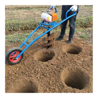 Tarières à essence haute puissance pour travaux agricoles, machine à ameublir le sol pour la plantation de vergers et le creusement de trous pour les arbres
