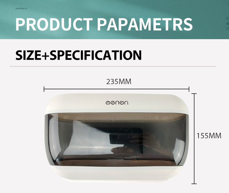 Toilet Paper Holder Waterproof Multifunction Plastic Bathroom Storage Tissue Box