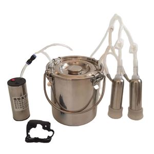 Machine à traire de vache et de moutons <span class=keywords><strong>d</strong></span>'arrêt automatique de vitesse réglable portative pompe à vide Machine à traire électrique <span class=keywords><strong>d</strong></span>'acier inoxydable - Product Image 2