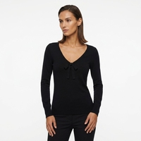 Hochwertiger Anpassbarer V-Ausschnitt Strickpullover Modisch und Elegant Winter Damen Weicher Dünner Spandex/Baumwoll-Pullover