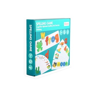 Jeu d'orthographe Treehole, jouet en bois, 26 lettres, puzzle éducatif précoce pour enfants de 3 à 6 ans - Product Image 5