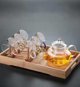 56H all'ingrosso di vetro di alta borosilicato colorato <span class=keywords><strong>tazze</strong></span> <span class=keywords><strong>da</strong></span> tè con maniglie per uso domestico resistente alle alte temperature - Product Image 4