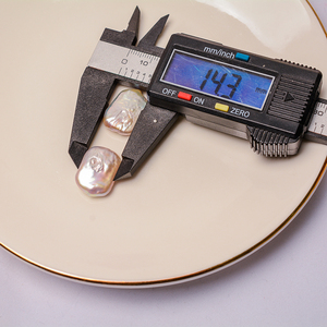 Haiyang perle sciolte coltivate in acqua dolce naturale senza foro perline barocche più grandi per la creazione di gioielli - Product Image 5