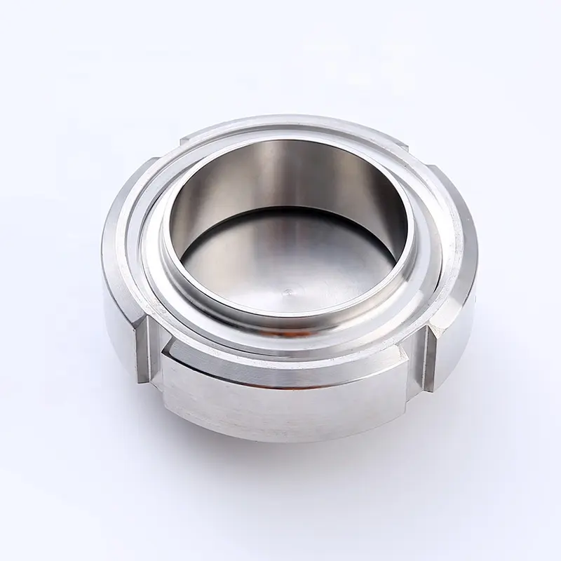 Sanitary Heavy duty SMS Union Round nut 1"-6" Stainless steel 304