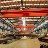 Grue à pont motorisée de type QZ Wanlong 5-20t, contrôlée par PLC, avec une portée de 31,5 m, une hauteur de levage de 20 m et une puissance de 47,7 kW