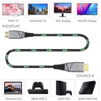 Câble plaqué or HDTV PS4 homecinema vidéo HDMI 20 câble 4K câble optique actif AOC HDMI-Kabel 4K 60Hz HDR