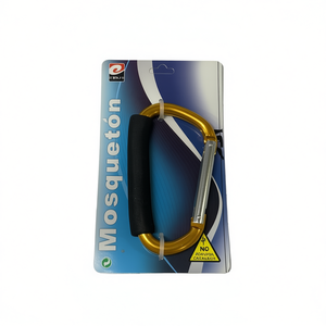 Portachiavi extra large in oro con manico nero, confezione da 12 pezzi - Product Image 2