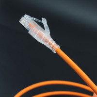 Cables de Conexión de Cobre UTP y FTP Certificados por Anatel, Cat5e, Cat6, Cat6a, Cat7, KC-CAT6-9878, Cable de Datos Cat6 Rojo para Comunicación