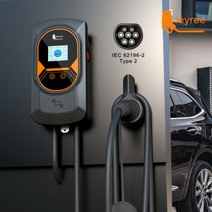 Estación de Carga para Vehículos Eléctricos, 32A, CCS Tipo 2 y Tipo 1, Wallbox, Montaje en Pared, 7.6KW, Cable IEC62196, Control por Aplicación - Product Image 2