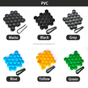 Le capuchon d'écrou de boulon de roue gris noir couvre le couvercle central pour Audi <span class=keywords><strong>Skoda</strong></span> Volvo Tesla AUDI VW Toyota Ford - Product Image 4