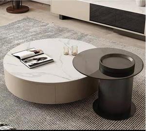 Ensemble table basse et <span class=keywords><strong>meuble</strong></span> <span class=keywords><strong>TV</strong></span> <span class=keywords><strong>de</strong></span> style italien, luxe léger, pour usage domestique, adapté aux grands et petits salons, table <span class=keywords><strong>de</strong></span> rangement moderne en ardoise - Product Image 5