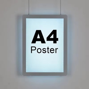 A1/A2/<b>A3</b>/A4 Ultra-Bright LED Magnetic Light <b>Box</b> Hanging Menu Board Light <b>Box</b> for Restaurant Branding - Product Image 4