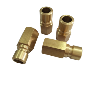 Máquina CNC TJPF0352 1/4 ''Tubo hembra reductor de latón Accesorios de pezón de manguera roscada con diferentes tamaños - Product Image 6