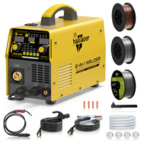 Machine à souder HAXIAOER MIG 200, 220V, inverseur IGBT, MIG/MAG sans gaz, soudeuse à fil fourré, aluminium, 200A