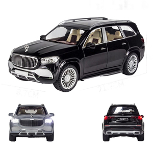 Modellini Auto in Scala 1:24 Mercedes-Benz <span class=keywords><strong>Maybach</strong></span> GLS600 con Funzione Pull-Back, Luci e Suoni, 6 Porte Apribili per Produzione Personalizzata - Product Image 4