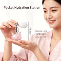 Populaire auprès des femmes et des enfants, flacon de parfum rechargeable de 10 ml avec poudre scintillante, vaporisateur à air comprimé, contenants et emballages cosmétiques