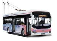 Bus électrique articulé à plancher bas Sunwin IEV18 Classic 18m, 150 places, CATL 149kWh, zéro émission, transport en BRT