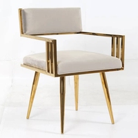 Pièces revêtues en acier inoxydable PVD Canapé décoratif Modèles de fauteuil en métal Nouveaux pieds de cadre en métal pour meubles