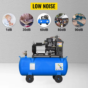 Xách tay nhỏ 2 trong 1 PM-VSD duy nhất giai đoạn Vít Máy nén khí 220V 2.2kw 3KW 4Kw Máy nén khí trục vít loại 80L - Product Image 4