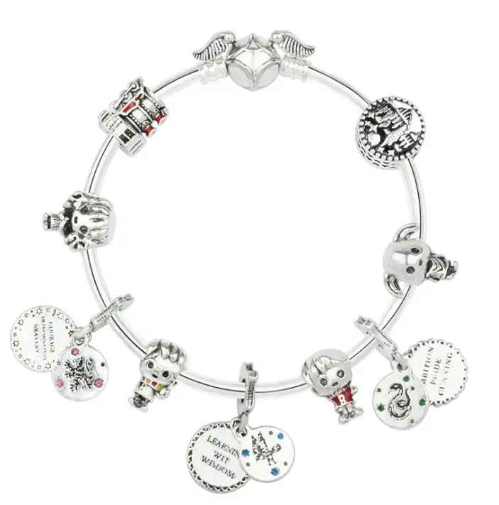 Ladies designer charms bangle bracelet designer luxury charms for bracelets