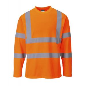 PORTWEST - S278ORRXXL Camiseta naranja de manga larga de alta visibilidad-EAN 5036108250509 ROPA DE TRABAJO DE LA HI-VIS - Product Image 1