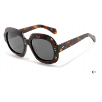 Lunettes de vue carrées et rondes en acétate de haute qualité, modèle 6765, colorées, design tendance, logo personnalisé, monture en stock, prêtes à l'emploi