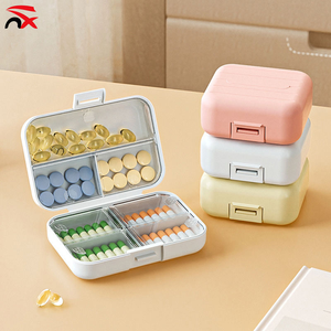Promotion Custom High Quality Portable Large Capacity Food-grade PP Material Medicine Packaging Pill Storage Box