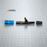Conector de Fibra Óptica Monomodo de Montaje Rápido HC01 c SX SC UPC de 55 mm, Sin Fusión, para LAN, Conector Rápido para ODN