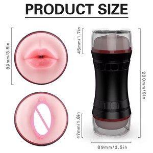Masturbador Masculino de Garganta Profunda, Vagina Artificial Vibrante, Juguete Sexual con Boca, Placer Íntimo para Hombres, STELLAR PATH - Product Image 5