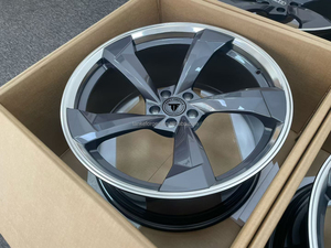 Llantas de aleación forjadas de 5 radios y 5-V para Audi RS6 Avant C7 C8 RS7 <span class=keywords><strong>Sportback</strong></span> RSQ8 RS5 RS4 S8 Q8 SQ8 TT RS - Product Image 2