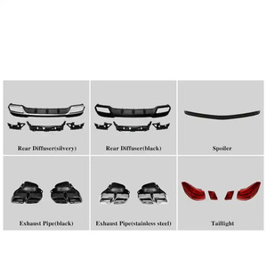 Coche Kit de cuerpo para Mercedes-Benz W212 Clase E E63 amg kit de cuerpo viejo actualizar a nuevo parachoques assy con rejilla Hood guardabarros 14-16 - Product Image 4