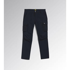 Pantalon Diadora Win Cargo Noir Cèdre Coupe Classique en Popeline de Coton Respirante, Vêtement de Sécurité pour Atelier et Usine - Product Image 1