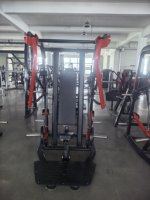 Machine à presser la poitrine à charge libre pour pectoraux supérieurs, réglage de la position assise en un geste, angle de bras réglable en 9 positions, usage commercial