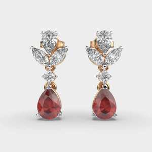 Diamond <b>Stud</b> Earrings Crafted in 925 <b>Sterling</b> <b>Silver</b> Classic Fine Jewelry for Bridal Daily Wear Anniversary Celebration - Product Image 4