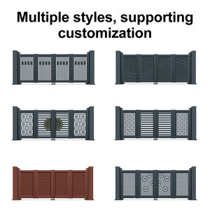 Porte coulissante automatique à ouverture électrique en aluminium de style européen, anti-vol, pour patio et jardin - Product Image 3