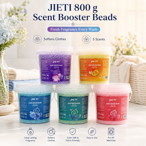 ลูกปัดเพิ่มกลิ่นหอม JIETI 800 กรัม กลิ่นหอมสดชื่นยาวนาน ใช้ได้กับเครื่องซักผ้าทุกชนิด - Product Image 1