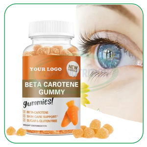 Gomitas Veganas ASAP OEM con Betacaroteno y Luteína para Blanquear la Piel y Cuidado Ocular para Adultos - Suplementos Herbales Orgánicos Certificados de Grado Alimenticio - Product Image 2