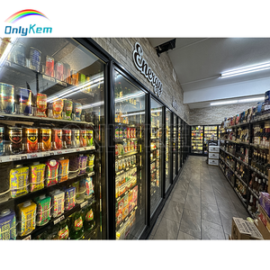 Certifié NSF et ETL Promenade dans une glacière et un congélateur pour supermarché et cave à bière avec <span class=keywords><strong>porte</strong></span> en verre - Product Image 3