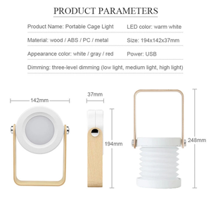 Đa Chức Năng Siêu Nhẹ Ngoài Trời Có Thể Sạc Lại USB Xách Tay <span class=keywords><strong>LED</strong></span> Có Thể Gập Lại Đèn Lồng Đèn Bàn Treo Cắm Trại Đèn Bàn - Product Image 5