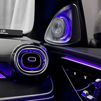 Kit d'éclairage d'ambiance pour voiture Mercedes Benz Classe C W206 X254 2022-2025 LED 64 couleurs, amélioration de l'intérieur, décoration d'ambiance