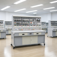 Equipo de Entrenamiento en Habilidades de Control Eléctrico para Escuelas Técnicas con Prácticas de Control de Motores y Circuitos de Iluminación