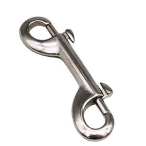Mousqueton à double extrémité en acier inoxydable 316 - Crochet à ressort pivotant pour la plongée, l'équipement de yacht et la laisse pour animaux de compagnie, avec conception à <span class=keywords><strong>d</strong></span>égagement rapide - Product Image 1