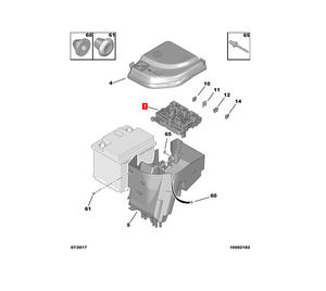 Caja de fusibles R20/R05 9809742880 9666700480 para Peugeot 307 408 308 BSM R05 R20 - Product Image 5