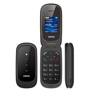 Teléfono Móvil Clásico UNIWA F9E Mini Flip, GSM Desbloqueado, Doble <span class=keywords><strong>SIM</strong></span>, Teclado T9 Grande, LED, para Personas Mayores, Mini Móvil de Repuesto - Product Image 3