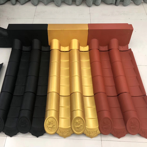 กระเบื้องหลังคาโพลีเมอร์เรซิ่นอายุการใช้งานยาวนานหลังคาเจดีย์พุทธหลังคาโบราณ<span class=keywords><strong>โบราณ</strong></span>เอเชียจีน - Product Image 1