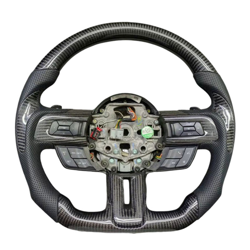 Carbon Fiber perforated Leather with frame white s