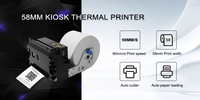 Module d'imprimante thermique de tickets CASHINO KP-628E 58mm à impact 5-9V/12V avec coupeur automatique pour machine de paiement de parking