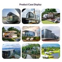 Capsule spatiale modulaire de luxe intégrée, pod de vie préfabriqué avec isolation intelligente et design écologique pour les séjours en resort