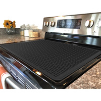 Tapis de protection pour plaque de cuisson en silicone CWM, résistant à la chaleur, imperméable, anti-huile, pour comptoir de cuisine CWM-021